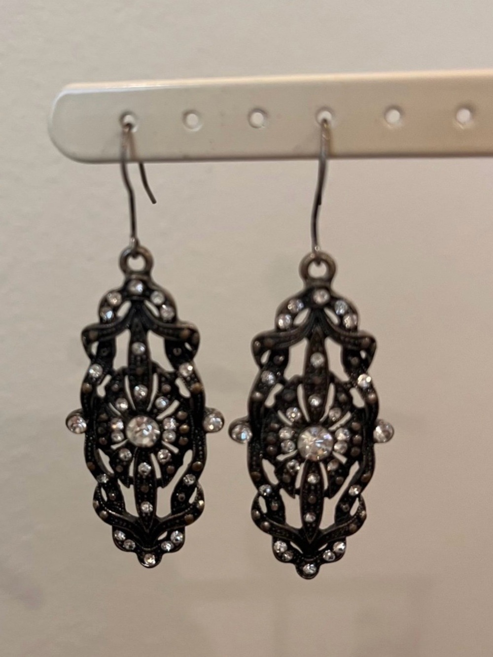 Intricate Statement Drop Earrings